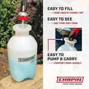 Chapin 20003 Made in USA 3 -Gallon Lawn and Garden Pump Pressured Sprayer, for Spraying Plants, Garden Watering, Lawns, Weeds and Pests, Translucent White by GreenHaven Gardens