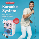 Singing Machine Portable Karaoke Machine for Adults & Kids with Wired Microphone, Rose Gold/Frosted Pink - Built-In Karaoke Speaker, Bluetooth with LED Disco Lights - Karaoke System with CD+G & USB by TinyTreasures Baby Boutique