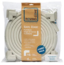 Roving Cove HeftyFit Edge Corner Protector Baby Proofing (Large 18ft Edge 8 Corners), Heavy-Duty, Soft NBR Rubber Foam, Furniture Fireplace Safety Bumper Guard, 3M Adhesive, Oyster White (Off White) by TinyTreasures Baby Boutique