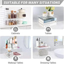 Acrylic Cabinet Organizer, Shelf Organizer, Set of 2 Spice Organization for Cabinet, Spice Rack, Stackable Kitchen Countertop Organizer | Cupboard, Pantry Shelves, and Storage Space Saver by CozyNest Decor