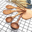 11 Pcs Wooden Kitchen Utensils Set - Wooden Spoons, Spatulas and More for Cooking by CozyNest Decor