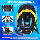 Lixada Kids Bike Helmet Adjustable Detachable Full Face Helmet for Cycling Helmet for Children Bicycle, Skateboard, Scooter, Protective Gear (20.5-22 Inches) by TinyTreasures Baby Boutique