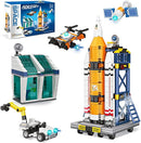 Exploratory Building Blocks Set: 461PCS Rocket, Space Shuttle, Moon Buggy, and Satellite Kit - STEM Learning with Space Capsule - Ideal for 6-12 Year Old Boys by TinyTreasures Baby Boutique
