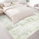 Area Rugs 8x10 Living Room: Washable Rug Modern Abstract Large Rugs Soft Non Slip Neutral Rug Stain Resistant Indoor Carpet for Bedroom Kitchen Dining Room Home Office Rugs(Green Brown,8'x10') by TinyTreasures Baby Boutique