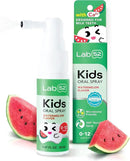 LAB52 Kids Oral Spray, Toddler Toothpaste Helper for Daily Oral Care and Fresh Breath, Children Approved with Fluoride Free for Newborn to Preschoolers, Xylitol Watermelon Flavor