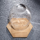 Set of 2 Zodiac Sign Wine Glasses with 2 Wooden Coasters (Sagittarius)