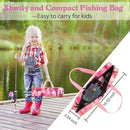 Milerong Kids Fishing Rod, Kids Fishing Pole Portable Telescopic Fishing Rod and Reel Combo Kit for Boys, Girls, Youth - with Spincast Fishing Reel, Fishing Tackles, Fishing Lures, Fishing Lines by TinyTreasures Baby Boutique