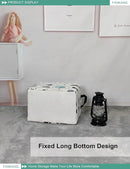 FANKANG Storage Bins, Nursery Hamper Canvas Laundry Basket Foldable with Waterproof PE Coating Large Storage Baskets for Kids Boys and Girls, Office, Bedroom, Clothes,Toys(Rec-whales ） by TinyTreasures Baby Boutique