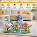 150PCS Magnetic Building Blocks, 1 Inch Magnetic Cubes for Kids Ages 3-8, STEM Montessori Toys, Creative Construction & Stacking Toys, Educational Magnetic Blocks for Boys & Girls by TinyTreasures Baby Boutique