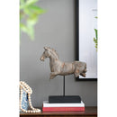 Antique Horse Statue On Stand