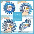 Butterfly Wind Spinners,12In Stainless Steel 3D Wind Spinner for Yard and Garden,Butterfly Gifts for Women Mom Grandma Wife Father,Outdoor & Indoor Hanging Kinetic Yard Art Decorations by GreenHaven Gardens