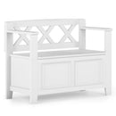 Amherst - Small Transitional Entryway Storage Bench by Unique Piece Furniture