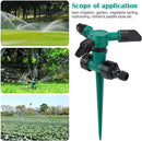 2 Pack Sprinklers for Yard, 360Rotating Lawn Sprinkler, Sprinklers for Yard Large Area, Lawn Sprinklers, Powerful and Even Watering for Lawns, Gardens and Kids by GreenHaven Gardens