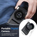 Digital Camera, 4K 64MP Cameras for Photography with 3" 180° Flip Screen,Macro and Wide-Angle Lenses,16X Vlogging Camera for YouTube with 64GB Micro SD Card for Beginner, Teens by TinyTreasures Baby Boutique
