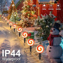 Ultimate Unicorn Christmas Decoration Lollipop Pathway Lights, Pathway Lights Decoration, Red Peppermint Lights Outdoor with Stakes, LED Lollipop Lights for Pathway Yard Sidewalk Garden Rooftop by GreenHaven Gardens