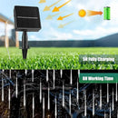 Solar Christmas Lights Outdoor Waterproof, Meteor Shower Lights Solar Powered, 16 Inches 8 Tube 288 LED Solar Icicle Tree Lights for Tree Bushes Holiday Parties Christmas Patio Decor, Pure White by GreenHaven Gardens