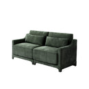 Elegant Sofa With Ergonomic Design And Lumbar Pillows by HouseOfZazla