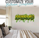 Custom Graffiti Name Wall Decal Personalized Graffiti Wall Name Decal Graphics Large Vinyl WallDecal for Home & Room Décor, Peel & Stick Wall-Art for Kids & Teens Bedroom, Car, Vehicles by CozyNest Decor