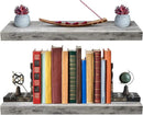 Sorbus Floating Shelves for Wall - 24" Bathroom Shelves, Wall Decor for Bedroom, Kitchen, Living Room, Home Decor & Book Storage - Mounted Floating Shelf with Invisible Brackets (Gray, 2 Pack) by CozyNest Decor