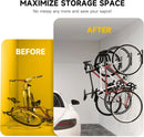 suptek 2 Packs of Vertical Bike Rack Wall Mount - Heavy Duty Garage Bike Hanger for Indoor Storage, Easy to Hang and Detach, Supports Up to 132 lb, BYPA01-2 by GreenHaven Gardens