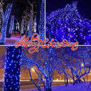 100LIGHTS BLUE Extra-Bright With End Connectors Christmas Decorative Lights 5.98m UL Certified Mini String Light Set Waterproof for Home Garden Holiday Christmas Tree Party Patio Decor Wedding by CozyNest Decor