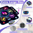 Dance Mat, Kids Electronic Dance Pad with Wireless Bluetooth 5 Speeds 9 Levels, Music Toys Birthday & Xmas Gifts for Girls Boys 3 4 5 6 7 8 9 10+ Year Old by TinyTreasures Baby Boutique