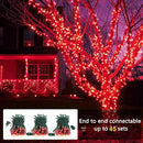 Brizled Red Christmas Lights, 33ft 100 LED Christmas String Lights, 5mm Wide Angle Mini Xmas Tree Lights, 120V UL Certified Connectable Xmas Light for Tree Party Wedding Home Indoor Outdoor Decoration by TinyTreasures Baby Boutique