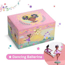 Jewelkeeper Jewelry Box for Girls - Black Ballerina Doll & Music Box - Swan Lake Tune - Jewelry Organizer - 6x5x4-Inch by TinyTreasures Baby Boutique