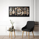 Tsomzxng Boho Black Wall Art Modern Wall Art Bohemian Feather Canvas Wall Art Decor For Apartment Dorm Living Room Bedroom Nursery Backdrop Home Wall Decor20 W X 40" L by CozyNest Decor