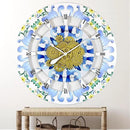 The Gears Clock Wall Clock Italy Collection with Moving Gears (Ravello, 36 inch Round) by CozyNest Decor