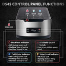 iSpring Bottleless Water Dispenser with Built-in 4-Stage Filtration, Hot/Cold/Room Temp, Self Cleaning, Stainless Steel, Model: DS4S by CozyNest Decor