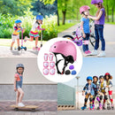 Kids Bike Helmet Set Adjustable for Children, Boys, Girls and Teenagers Aged 3-8 Years Includes Elbow, Knee, Wrist Guards Children's Helmet Protection Set for Bikes SkateboardsRollerskates by TinyTreasures Baby Boutique