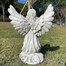 Praying Angel Garden Statue, Religious Fairy Sculpture Waterproof Decorative Figurine Art Decor for Patio, Lawn, Yard, Housewarming Ornament Present Angels HSa-1 by CozyNest Decor