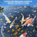 Pond Netting, 15 x 20 FT Pond Net Heavy Duty Pond Netting for Koi Ponds, Garden Pool Fine Mesh Netting Kit for Leaves, Protects Koi Fish from Birds Cats Predators, with 14 Stakes and 30 Cable Zip Ties by GreenHaven Gardens