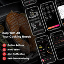 Dual-Probe Wireless Meat Thermometer for Grilling, Smoking, BBQ - Bluetooth Enabled Smart Grill Thermometer with 2 Probes, Digital Food Thermometer, 800ft Long Range,Cooking Thermometer for BBQ/Grill by TinyTreasures Baby Boutique