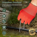 FEED GARDEN 8 Inch 50 Pack Galvanized Landscape Staples 11 Gauge Anti-Rust Garden Stakes Landscaping Fabric SOD Pins Yard Stakes for Weed Barrier Fabric by CozyNest Decor