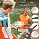 Griddle Accessories Kit,35 PCS BBQ Accessories for Blackstone and Camp Chef,Stainless Steel Flat Top Grill Accessories with Carry Bag,Griddle Dome Spatula Set with Burger Press for Outdoor by GreenHaven Gardens