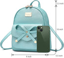 I IHAYNER Girls Bowknot Cute Leather Backpack Mini Backpack Purse for Women by TinyTreasures Baby Boutique