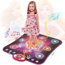Girl Toys Age 3-4 Years Old, Dance Mat for 3-12 Year Old Kids - Light Up 8 Buttons Dance Mat with 7 Game Modes Dance Pad - Birthday Gifts for Girls Boys Kids Age 4-7 8-12 by TinyTreasures Baby Boutique
