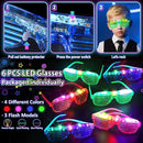 112PCS Glow in the Dark Party Supplies for Kids Adults, Light Up Party Favors with Light Up Glasses, 50 Glow Sticks Bulk Pack for DIY Bracelets Necklaces, Neon Party Supplie Decorations for Hallowee by TinyTreasures Baby Boutique