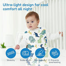 TotAha Cute Dinos Sleep Sack 6-12 Months 3 Pack, Buttery Soft Swaddle Transition Wearable Blanket Baby Sleeping Bag, 0.5 TOG by TinyTreasures Baby Boutique