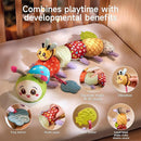 TUMAMA Baby Toys for 0, 3, 6, 9, 12 Months,Caterpillar Sensory Toys,Infant Baby Stuffed Animal Activity Soft Toys with Teether, Tummy Time Sensory Toys,Newborn Infant Sensory Toys Birthday Gifts by TinyTreasures Baby Boutique