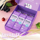 LAB52 Kids Oral Spray Gift Box, Toddler Toothpaste Helper for Daily Oral Care and Fresh Breath, Children Approved with Fluoride Free for Newborn to Preschoolers, Xylitol Grape Flavor (3 Packs) by TinyTreasures Baby Boutique