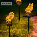 Dazzle Bright 1 Pack Owl Figure Solar LED Lights, Resin Garden Waterproof Decorations with Stake for Outdoor Yard Pathway Outside Patio Lawn Decor to Scare Birds Away, Gifts for Women, Owl Lovers by GreenHaven Gardens
