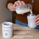 Babba Baby Bottle Cooler and Warmer - Both refrigerates and Fast Warming, Breast Milk Storage, Travel-Friendly and Portable, Smart app-Control, Perfect Temperature by TinyTreasures Baby Boutique