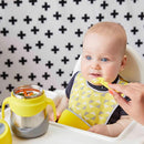 b.box Insulated Food Jar with Spork for Toddlers | Easy Open Container | Stainless Steel, 5hrs + of perfect temperatures | Dishwasher safe, BPA Free (Blue Slate, 11 oz) by TinyTreasures Baby Boutique