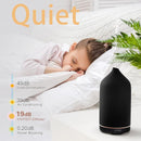 VIVITEST Diffusers for Essential Oils,Stone Oil Diffuser,Ceramic Essential Oil Diffusers Black for Home (250ML) by TinyTreasures Baby Boutique