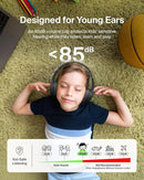 Belkin SoundForm Mini Kids Wireless Headphones w/Built-in Microphone, 30H of Playback Time, & Fun Stickers - Over-Ear Headsets for Online Learning, School, Travel, iPhone, iPad, Galaxy & More - Black by TinyTreasures Baby Boutique