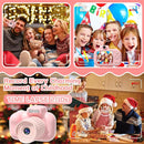 Temodu Kids Camera, Best Birthday Festival Toys Gifts for Girls Boys Age 3 4 5 6 7 8 9 10 11 12 Year Old, Digital Camera for Kids with Video, Toy Camera Toddler Camera for Girls with 32GB Card - Pink by TinyTreasures Baby Boutique