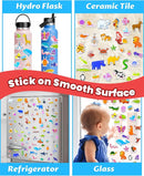 Reusable Sticker Book for Toddlers 2-4 Years, Stickers for Kids, Toddler Sticker Book Ages 1-3, Toddler Craft Activities, Toddlers Travel Toys Ages 2+ Boy Girl Birthday Gifts by TinyTreasures Baby Boutique